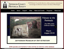 Tablet Screenshot of jchsmuseum.org